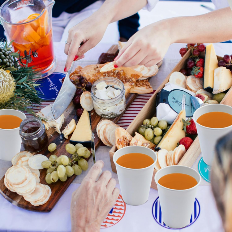 Чаши хартиени 165мл 1/50