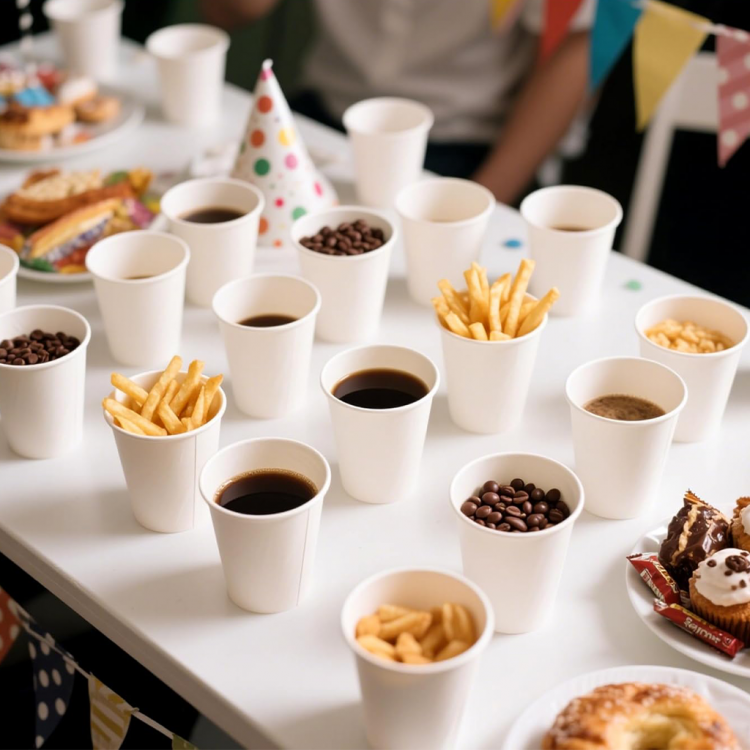 Чаши хартиени 100мл 1/50