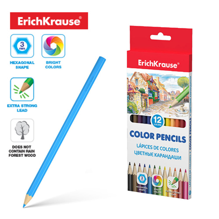 Боици дрвени 1/12 шестаголни Erich Krause