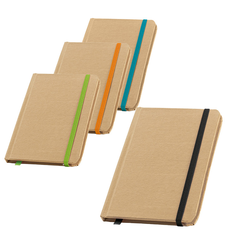 Еко тефтер 10х14см натрон, бланко 80л.