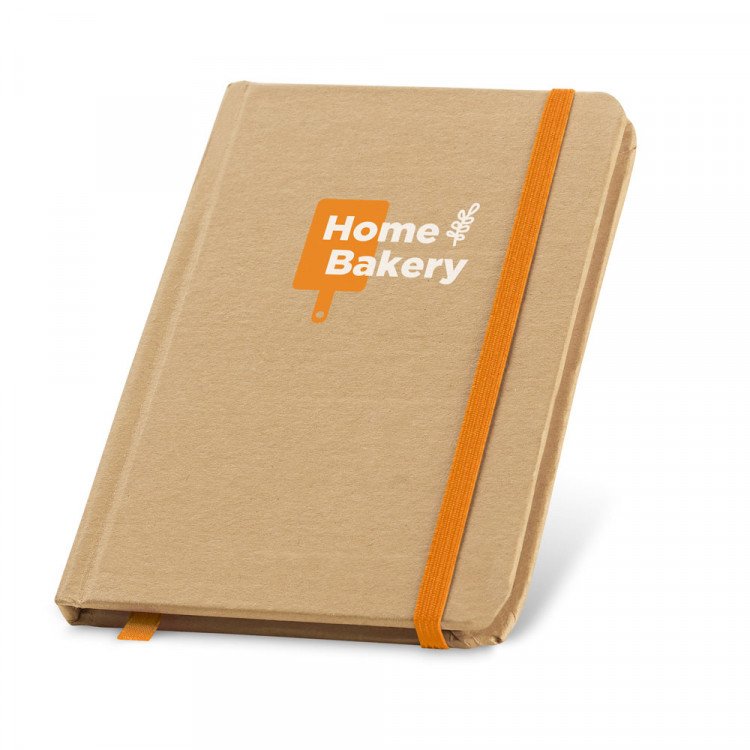 Еко тефтер 10х14см натрон, бланко 80л.