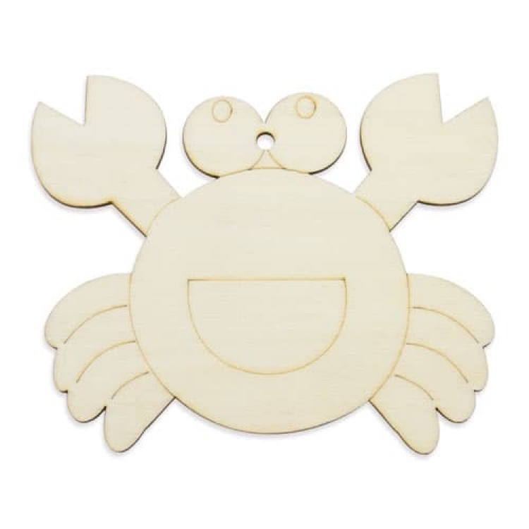 Дрвена декорација со 3 фломастери