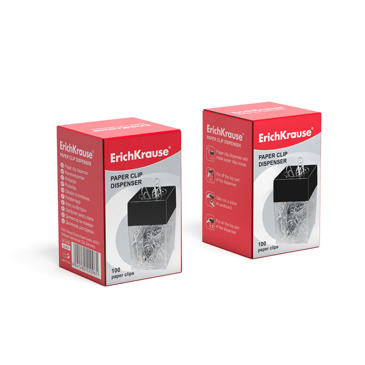 Кутија со спојувалки 100 магнетна Erich Krause