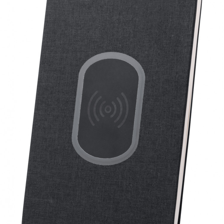 Тефтер А5 со бежичен полнач 5W, 80л. линија