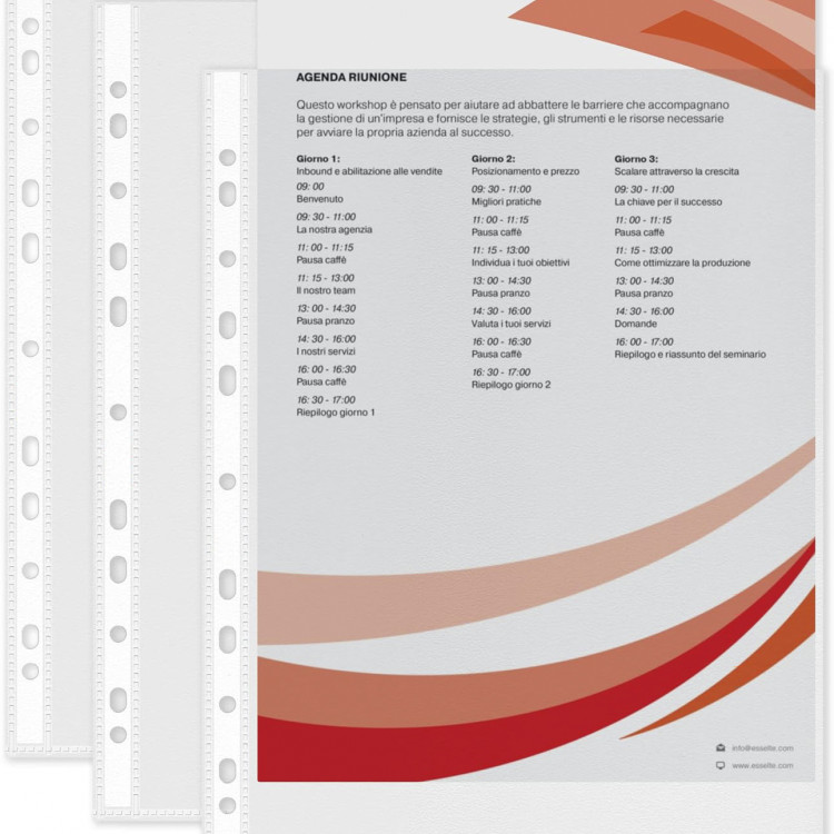 Папка перфорирана, 40 mic сјај 1/100