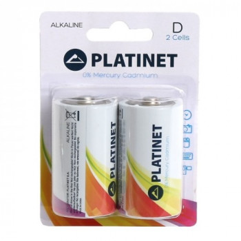 Батерии D, LR20, 1.5V, 1/2, Platinet