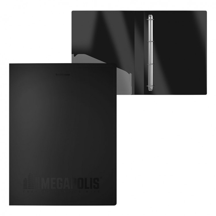 Папка со 4 прстени 250 лис. Megapolis Erich Krause