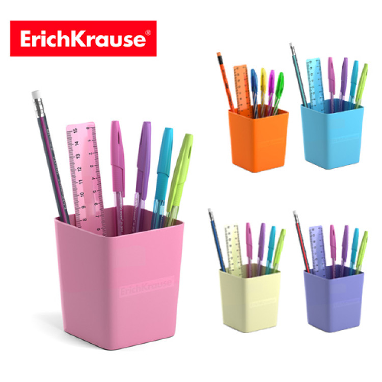 Биро сет Base мат (чаша, 4пенкала, молив, линијар)