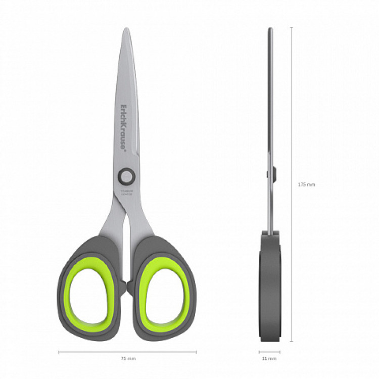 Ножици 17.5см Титаниум Erich Krause