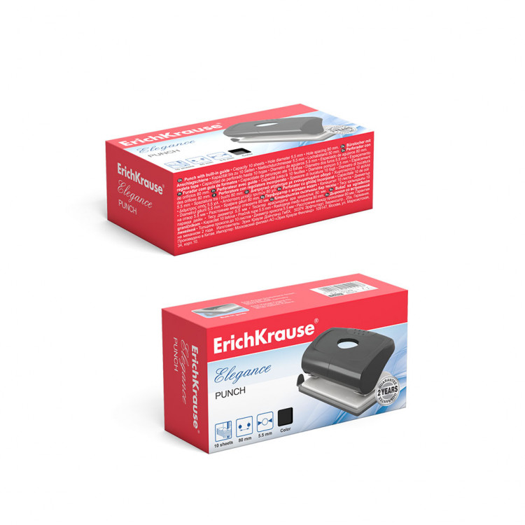 Дупчалка за 10 листови Елеганс Erich Krause