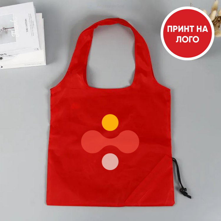 Торба со кратка рачка 37x42мм склоплива, рецикл.