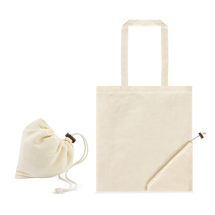 Еко торба со долга рачка 38*42 памучна скл, 115gr