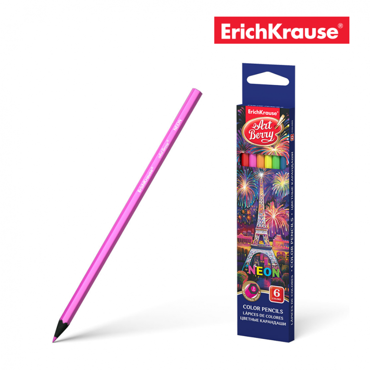 Боици пластични 1/6 АртБери Неон Erich Krause