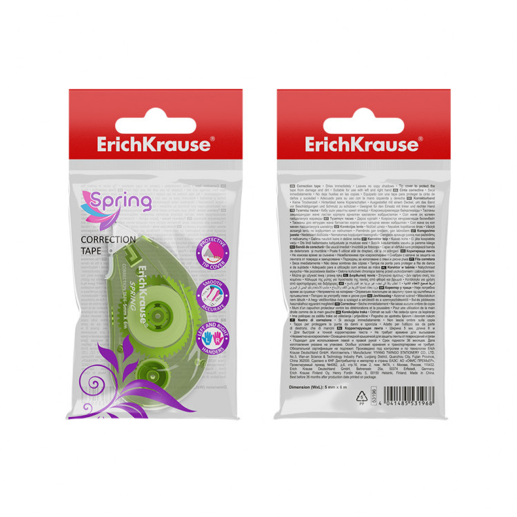 Коректор лента 5мм*6м, Erich Krause спринг