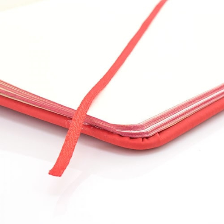 Еко тефтер со ластик, корица со плута, 80л бели