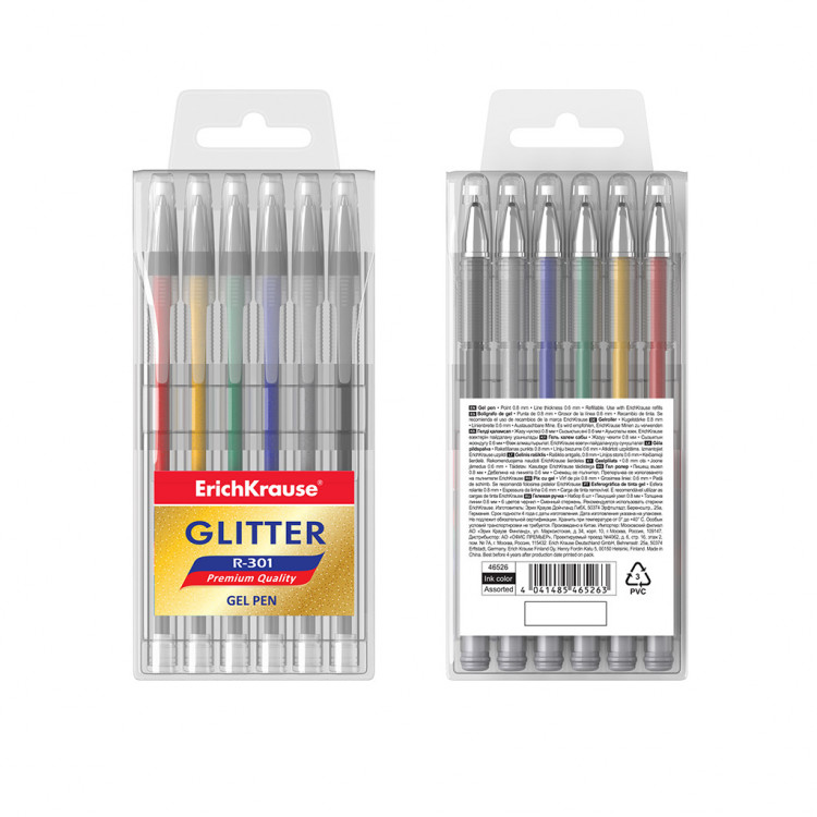 Пенкало гел Р-301 светки 6/1 Erich Krause