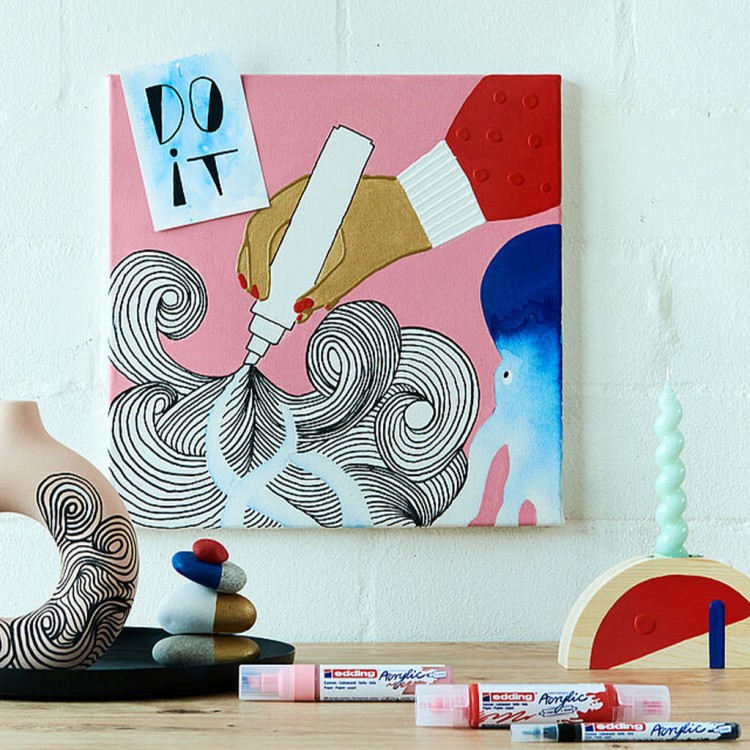 Маркер акрилен Edding 5100