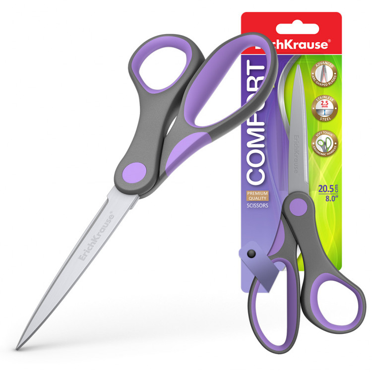 Ножици 20.5см Комфорт Erich Krause