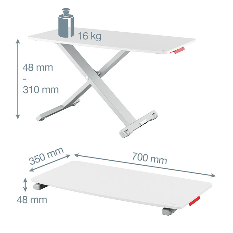 Подлога за монитор/лаптоп 65x35cm Leitz