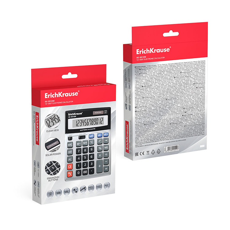 Калкулатор ДЦ 5512 , 12 бројки Erich Krause