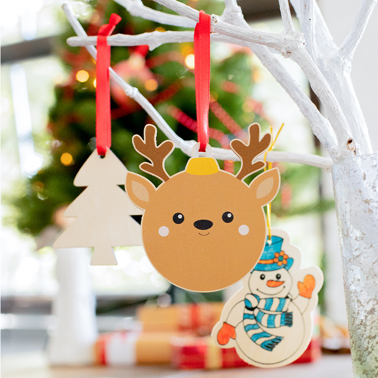 Лампион дрвен украс