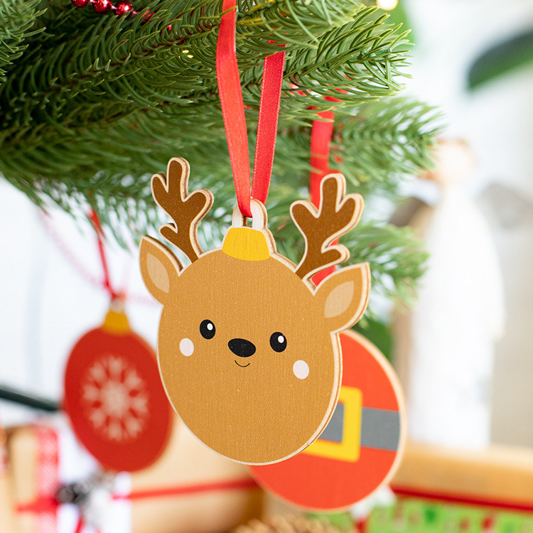 Лампион дрвен украс