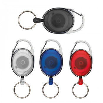 Држач за беџ јојо со карабин метален