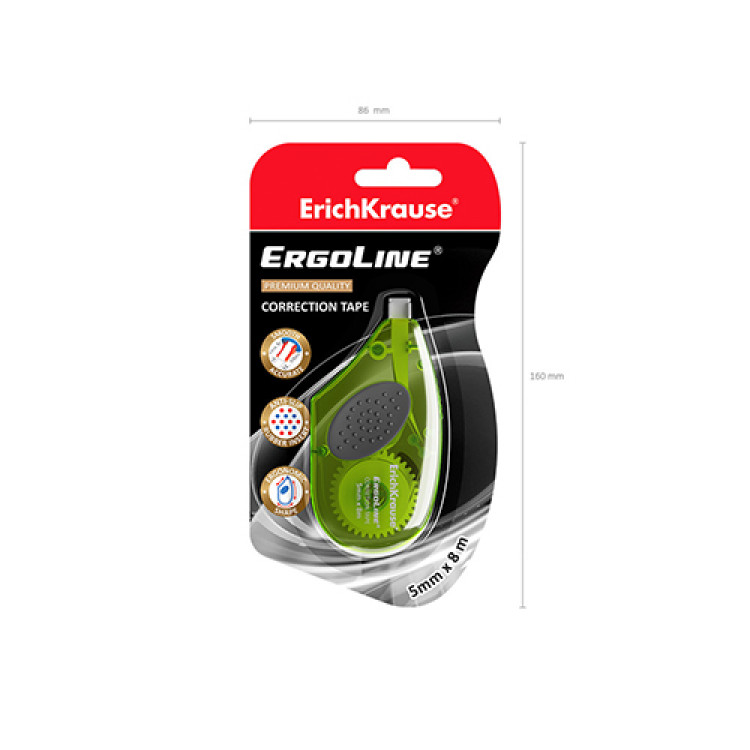 Коректор лента 5мм*8м, Erich Krause Ерголајн