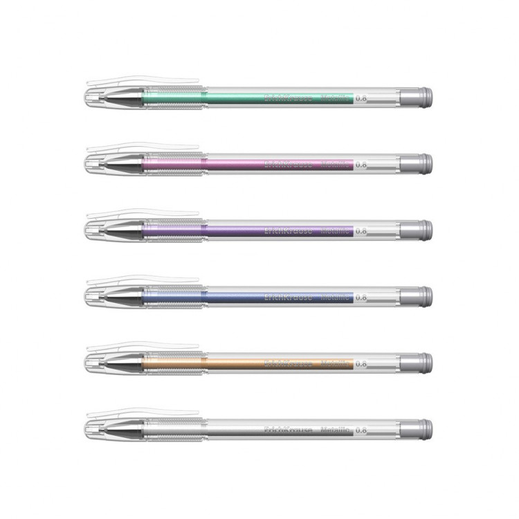 Пенкало гел Р-301 металик 6/1 Erich Krause