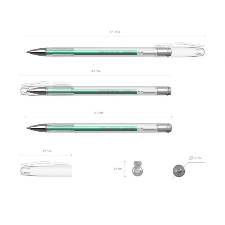 Пенкало гел Р-301 металик 6/1 Erich Krause