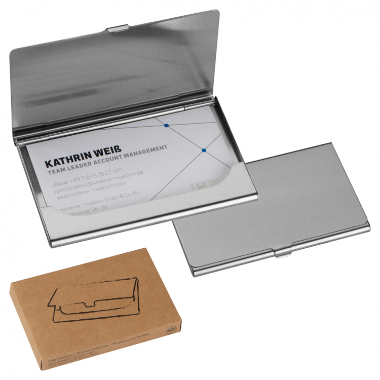 Метална кутија за визит карти