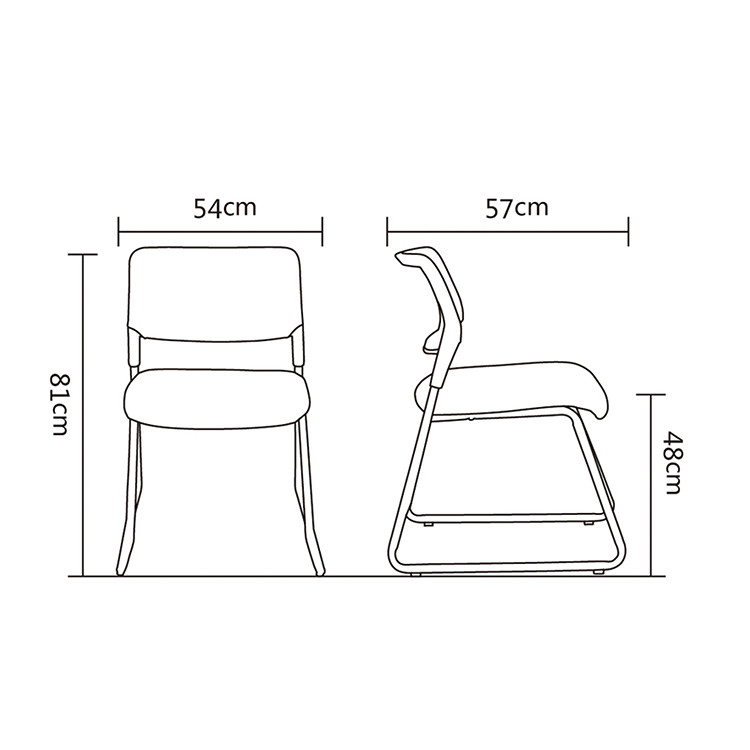 Посетителска столица Ево 4S M