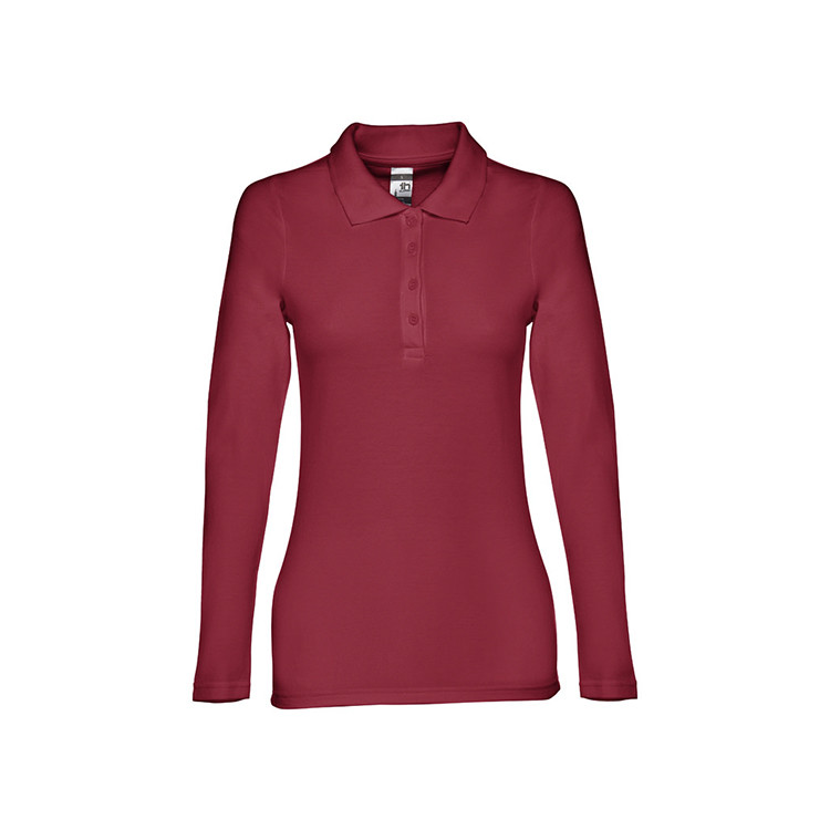 Поло блуза памучна струкирана