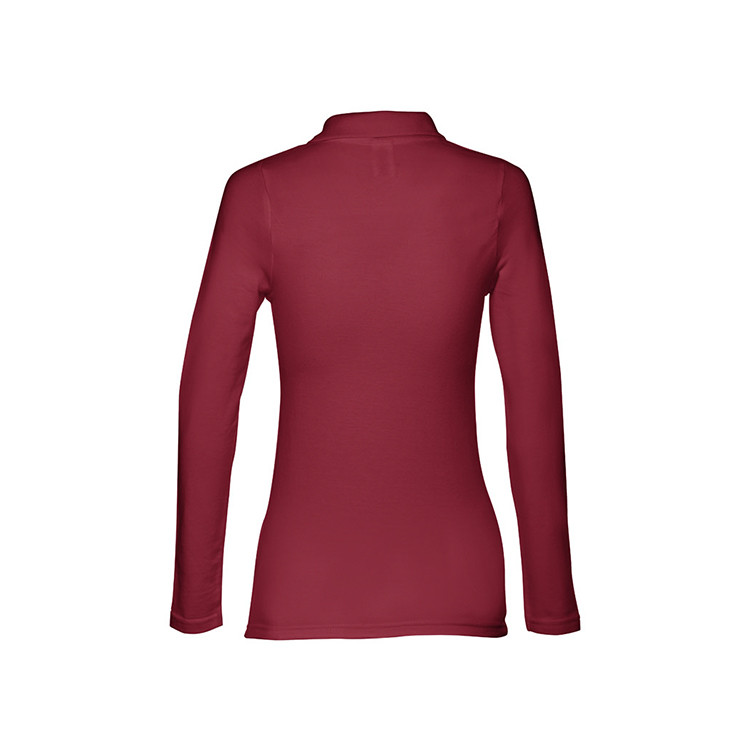 Поло блуза памучна струкирана