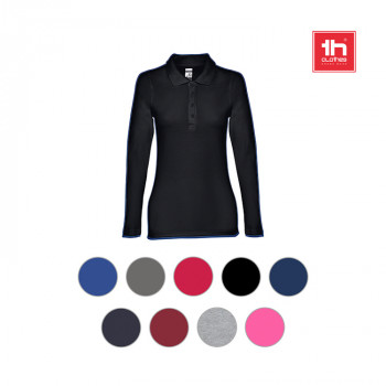 Поло блуза памучна струкирана