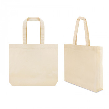 Торба со долга рачка и џеб 45х37х10см памучна 280г