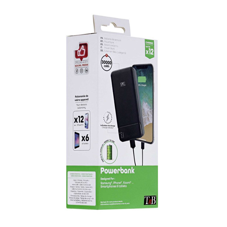 Резервна батерија 30'000mAh TNB