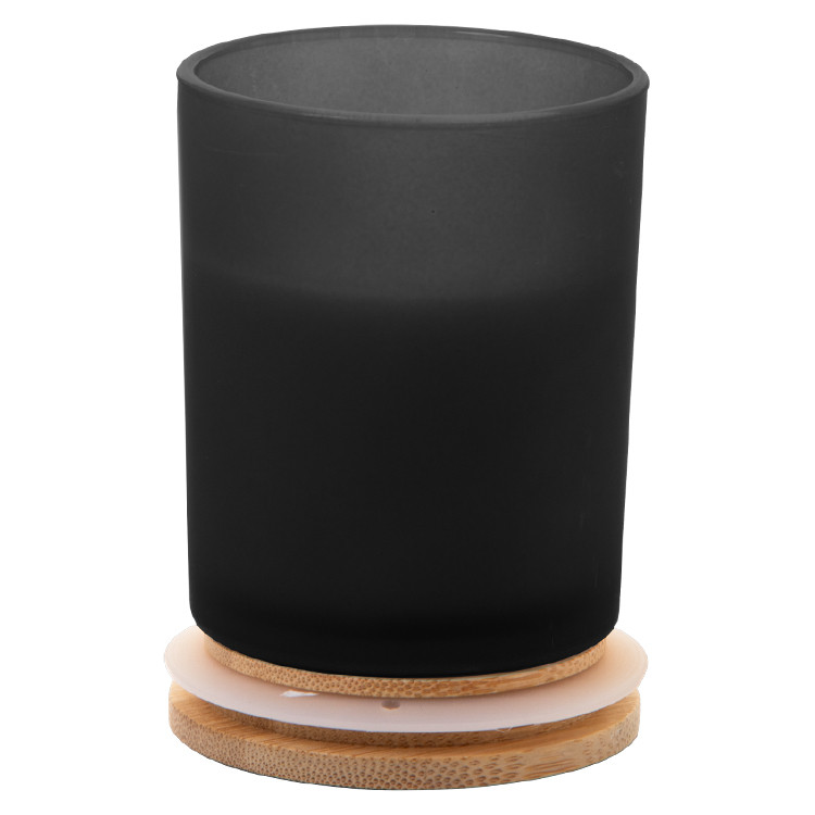 Свеќа во тегла ароматична со бамбусово капаче