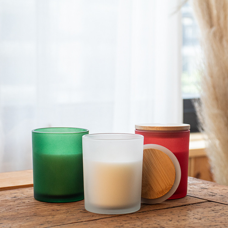 Свеќа во тегла ароматична со бамбусово капаче