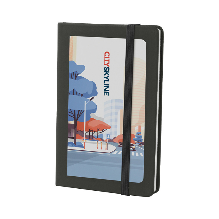 Тефтер со ластик А6, 95х145мм, 100л.