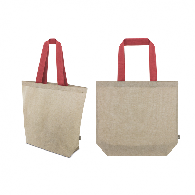 Еко торба со долга рачка 450x410x130 памучна 160гр