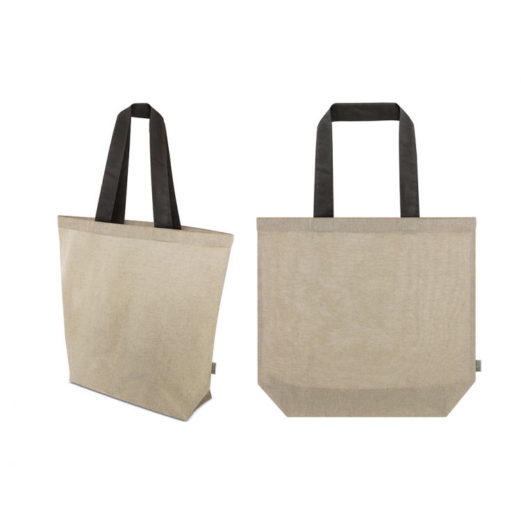 Еко торба со долга рачка 450x410x130 памучна 160гр