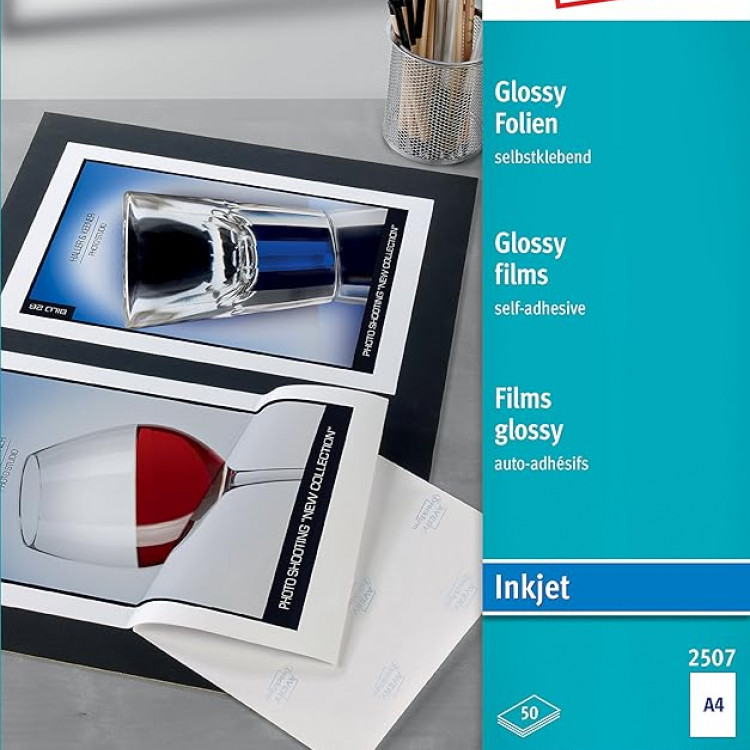 Фолија за инкџет со бела позад.само.2507