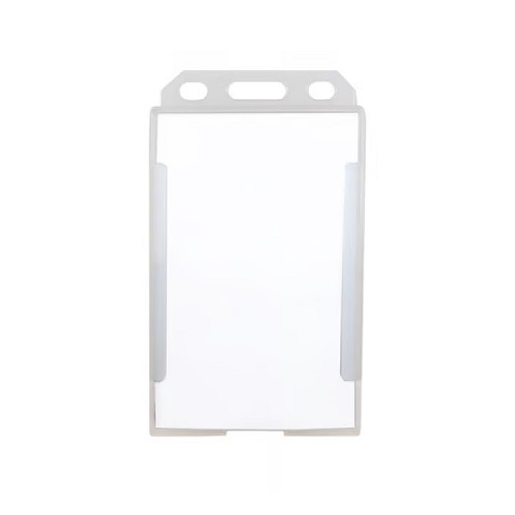 Беџ тврда пластика 58х99мм (54х85мм) вер.