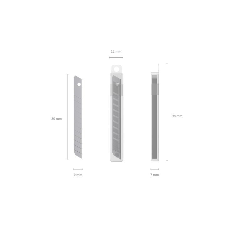 Нож за скалпел -голем 18мм 1/10 