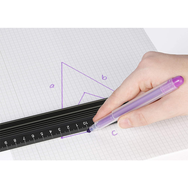 Линијар 30см алуминиумски за сечење Dahle