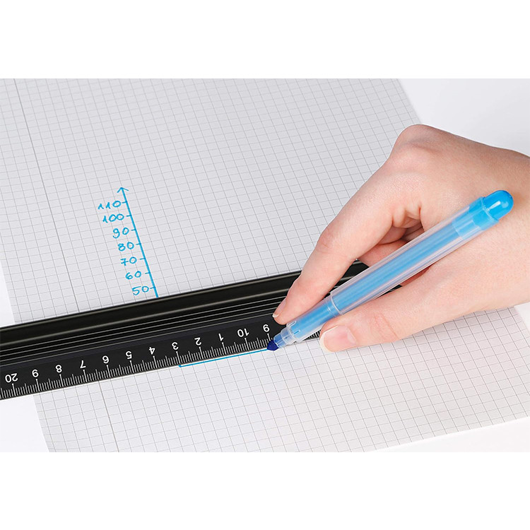 Линијар 45см алуминиумски за сечење Dahle