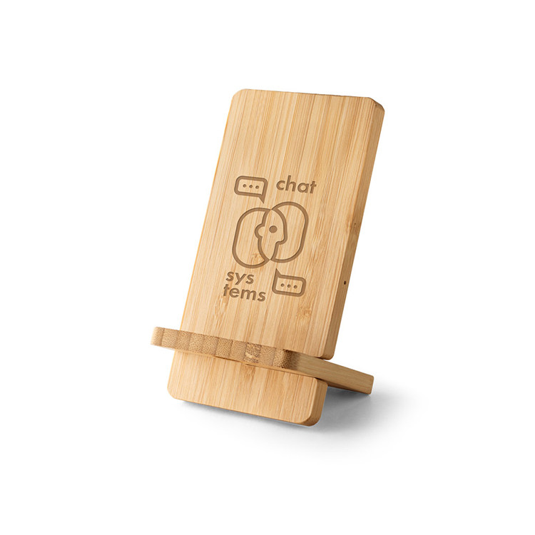 Држач за мобилен со бежичен полнач