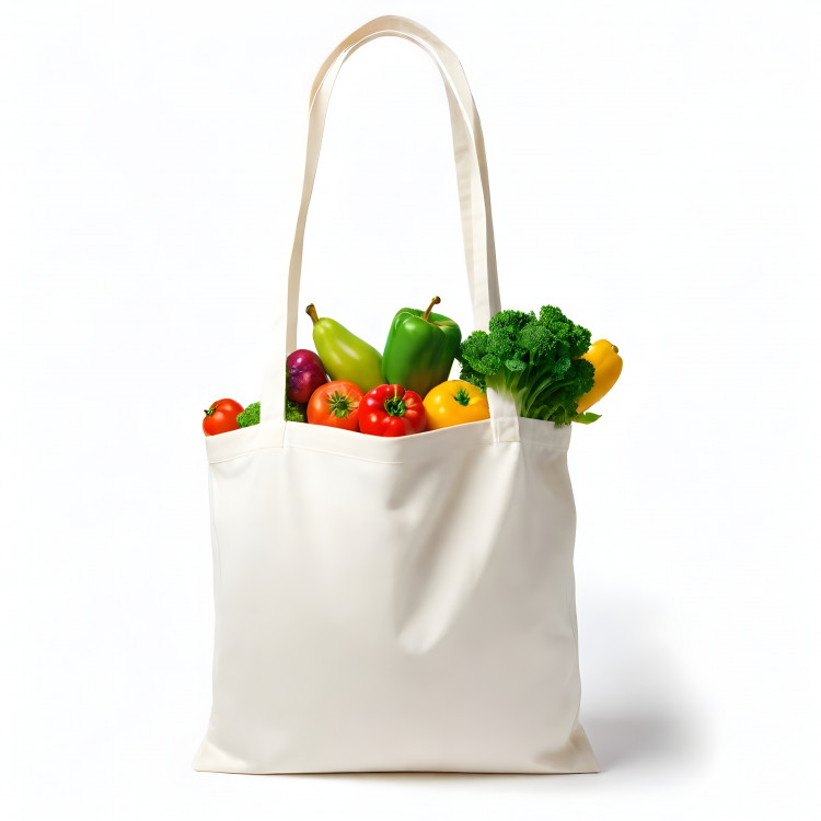 Торба со долга рачка 38х42, памучна 110гр