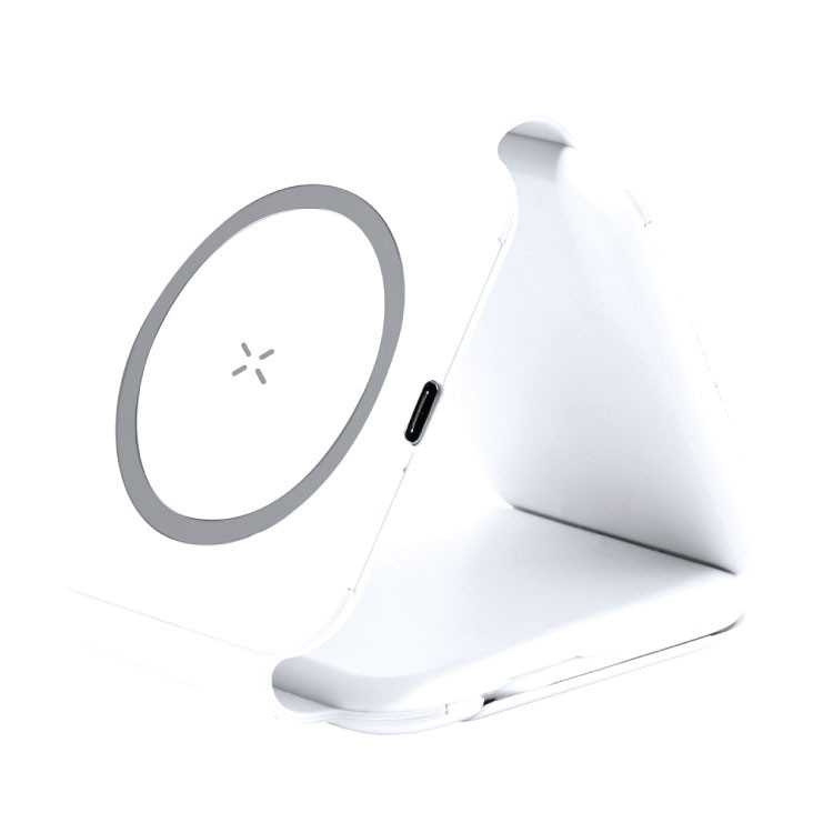 Бежичен полнач 15W+ за часовник со кабли, склоплив